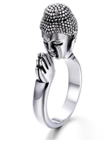 Praying for Peace & Luck Shakyamuni Buddha Ring-Your Soul Place